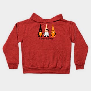 Cute Halloween Boo Gnomes Autumn Vibes Kids Hoodie